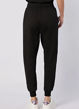 Kappa 311R3MW-005 NADY PANT Siyah Lastikli Bel Regular Fit Düz Kadın Eşofman Altı