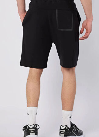 Kappa 34213GW-005 FABIO SHORT Siyah Lastikli Bel Regular Fit Düz Erkek Şort