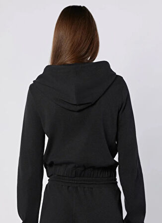 Kappa 382639W-005 LEDA FULL ZIP Siyah Normal Düz Kadın Zip Ceket