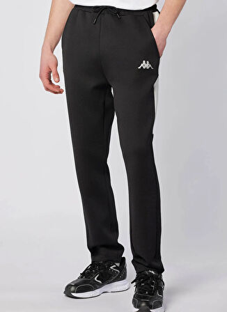 Kappa 382G1UW-005 MOSTE PANT Siyah Lastikli Bel Regular Fit Düz Erkek Eşofman Altı