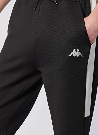Kappa 382G1UW-005 MOSTE PANT Siyah Lastikli Bel Regular Fit Düz Erkek Eşofman Altı