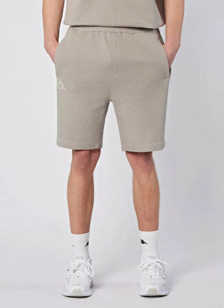Kappa 331Y5UW-411 PRONTON SHORT Gri Lastikli Bel Regular Fit Düz Erkek Şort