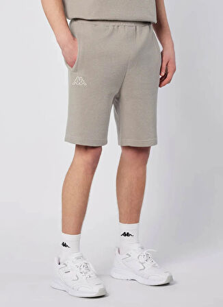 Kappa 331Y5UW-411 PRONTON SHORT Gri Lastikli Bel Regular Fit Düz Erkek Şort