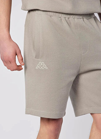Kappa 331Y5UW-411 PRONTON SHORT Gri Lastikli Bel Regular Fit Düz Erkek Şort