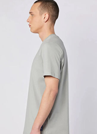 Kappa 382553W-411 CONNEL TEE Gri Yuvarlak Yaka Comfort Fit Düz Erkek T-Shirt