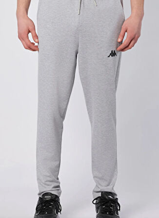 Kappa 382G1YW-411 SAREY JOG Gri Lastikli Bel Regular Fit Düz Erkek Eşofman Altı