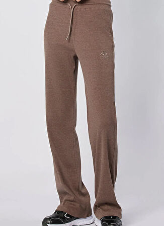 Kappa 311R3LW-XSC LEDA PANT Kahve Lastikli Bel Comfort Fit Düz Kadın Eşofman Altı