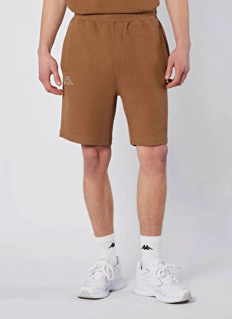 Kappa 331Y5UW-XSC PRONTON SHORT Kahve Lastikli Bel Regular Fit Düz Erkek Şort