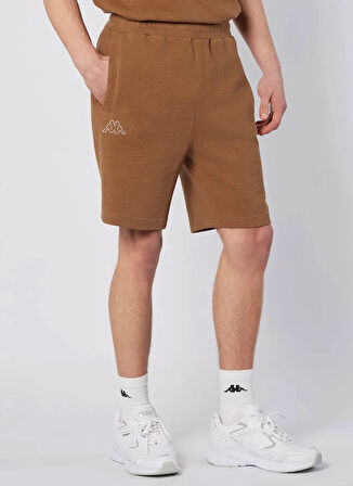 Kappa 331Y5UW-XSC PRONTON SHORT Kahve Lastikli Bel Regular Fit Düz Erkek Şort