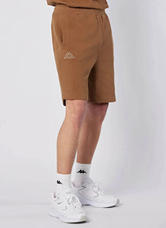 Kappa 331Y5UW-XSC PRONTON SHORT Kahve Lastikli Bel Regular Fit Düz Erkek Şort