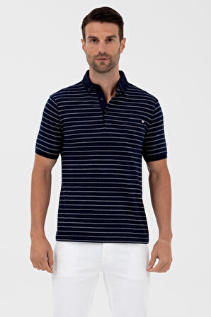 . Polo Yaka Lacivert Erkek T-Shirt 1573730