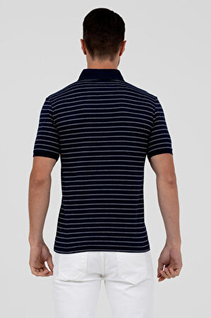 . Polo Yaka Lacivert Erkek T-Shirt 1573730