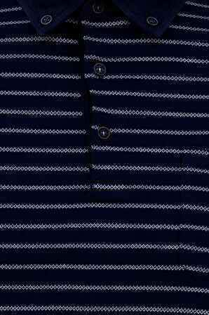 . Polo Yaka Lacivert Erkek T-Shirt 1573730