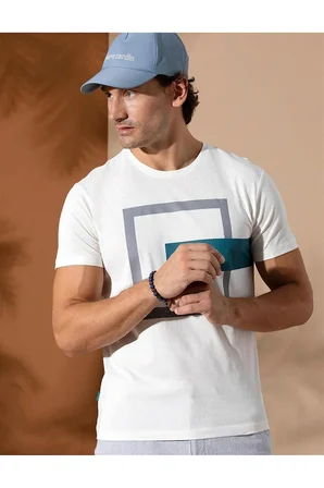 Slim Fit Bisiklet Yaka Tişört