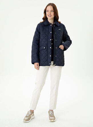 U.S. Polo Assn. Lacivert Kadın Kaban EDRA23K