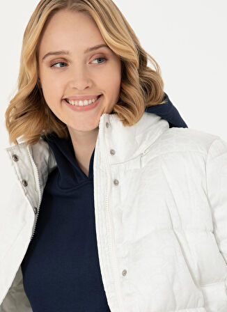 U.S. Polo Assn. Ekru Kadın Mont LIPO