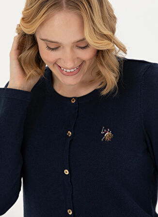 U.S. Polo Assn. Lacivert Kadın Hırka CATINE-BSK23