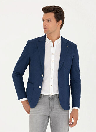 Cacharel Slim Fit Lacivert Erkek Ceket SANTO