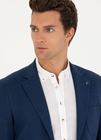 Cacharel Slim Fit Lacivert Erkek Ceket SANTO