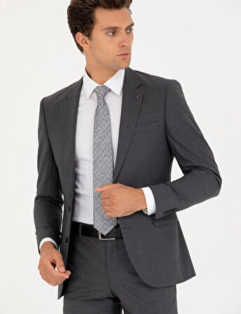 Erkek Slim Fit Ceket Ceket-Füme | 56