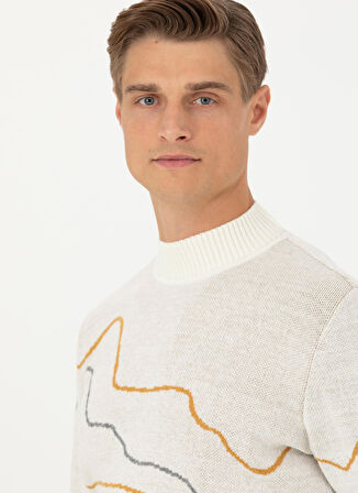 Cacharel Bisiklet Yaka Regular Fit Deve Tüyü Erkek Kazak JESY