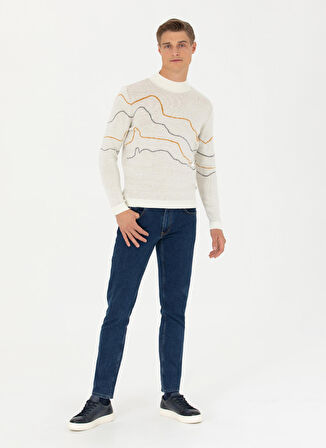 Cacharel Bisiklet Yaka Regular Fit Deve Tüyü Erkek Kazak JESY