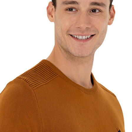 Erkek Bisiklet Yaka Slim Fit Kazak 1629680