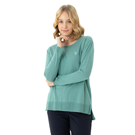 Kadın Uzun Kollu Triko Kazak 1629815