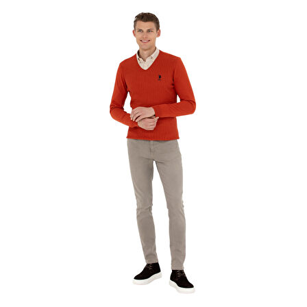 Erkek Kazak V Yaka Slim Fit 1629617