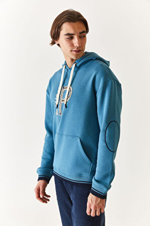 U.S. POLO ERKEK KAPİŞONLU COMFORT FİT SWEATSHIRT