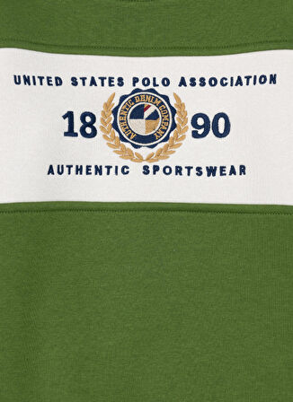U.S. Polo Assn. Erkek Çocuk  Yeşil Sweatshırt DUTSEKIDS