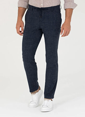 Cacharel Normal Bel Normal Paça Slim Fit Lacivert Erkek Pantolon EXCL GRACY/P