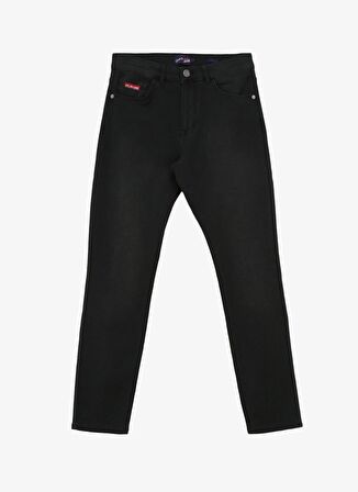 . Normal Bel Normal Paça Slim Fit Siyah Erkek Denim Pantolon DIAGON24Y-S