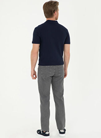 U.S. Polo Assn. Normal Bel Normal Paça Straight Gri Erkek Denim Pantolon BUFFON-G
