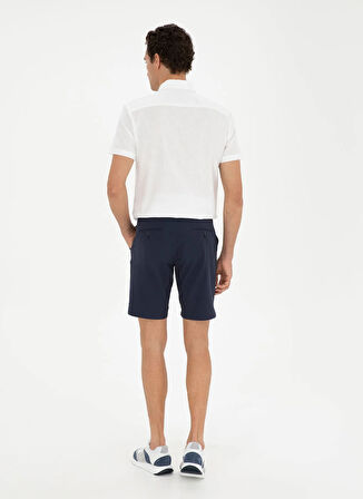 Cacharel Normal Bel Regular Fit Lacivert Erkek Bermuda Şort RABI-B