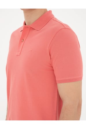Pierre Cardin PİERRE CARDİN ERKEK POLO YAKA SLİMFİT SPOR T-SHIRT