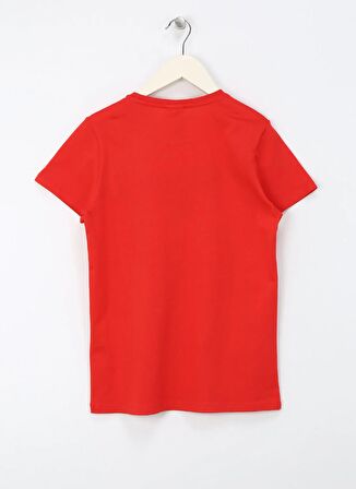 U.S. Polo Assn. Kırmızı Erkek Çocuk  T-Shirt CUBAKIDS