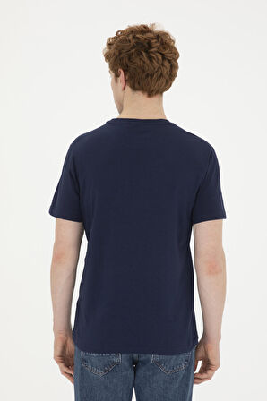 1827203 TEVER US Polo Assn Erkek T-shirt Lacivert