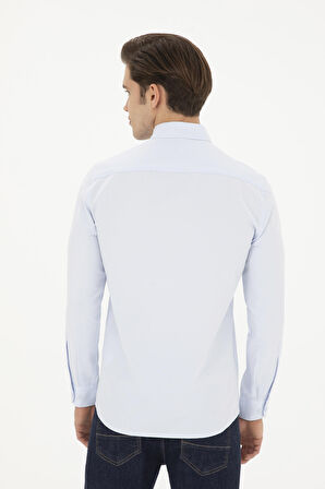 1829675 GOX024Y US Polo Assn Erkek Gömlek Açık Mavi