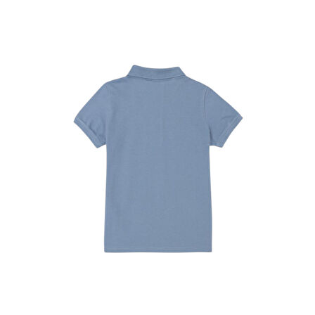 Erkek Çocuk İndigo Polo Yaka Tişört