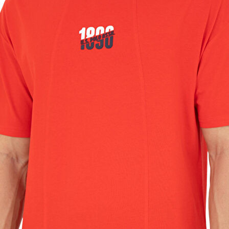 Erkek Comfort Fit Bisiklet Yaka Tişört