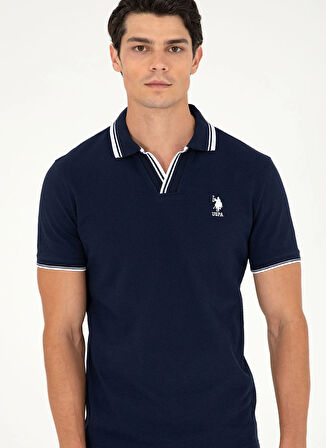 U.S. Polo Assn. Lacivert Erkek Slim Fit T-Shirt TERNIIY024