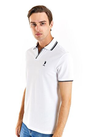 U.S. Polo Assn. Slim Erkek Tişört 50285158-VR013