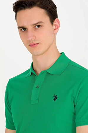 U.S. Polo Assn. U.S. POLO ASSN. ERKEK DOKUMA POLO YAKA T-SHİRT