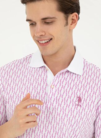 . Polo Yaka Mor Erkek T-Shirt VINOS