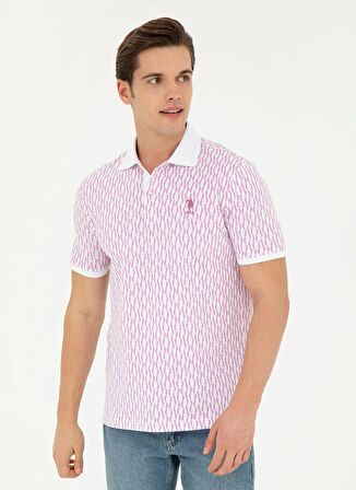 . Polo Yaka Mor Erkek T-Shirt VINOS
