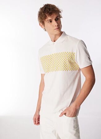 . Ekru Erkek Regular Fit Polo T-Shirt GANJA