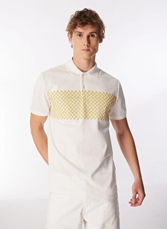 . Ekru Erkek Regular Fit Polo T-Shirt GANJA
