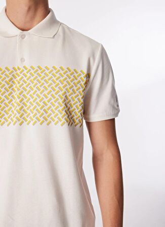 . Ekru Erkek Regular Fit Polo T-Shirt GANJA