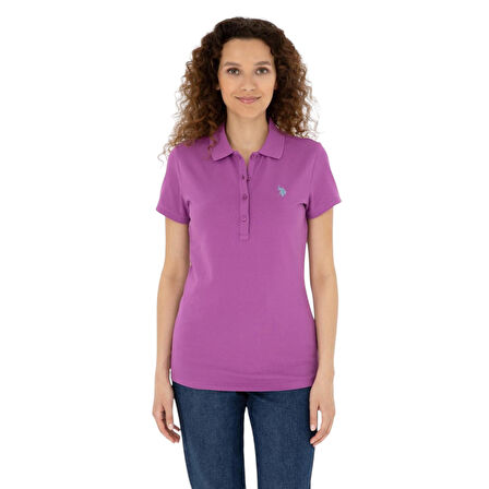 Kadın Basic Polo Yaka Tişört